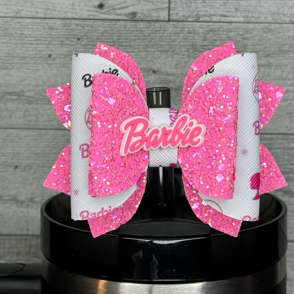 Stanley/Starbucks bow topper